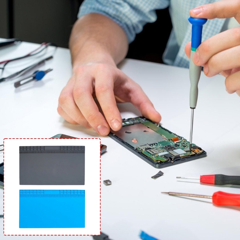 Electronics Repair Guide - Almohadilla reparación electrónica Almohadilla trabajo silicona