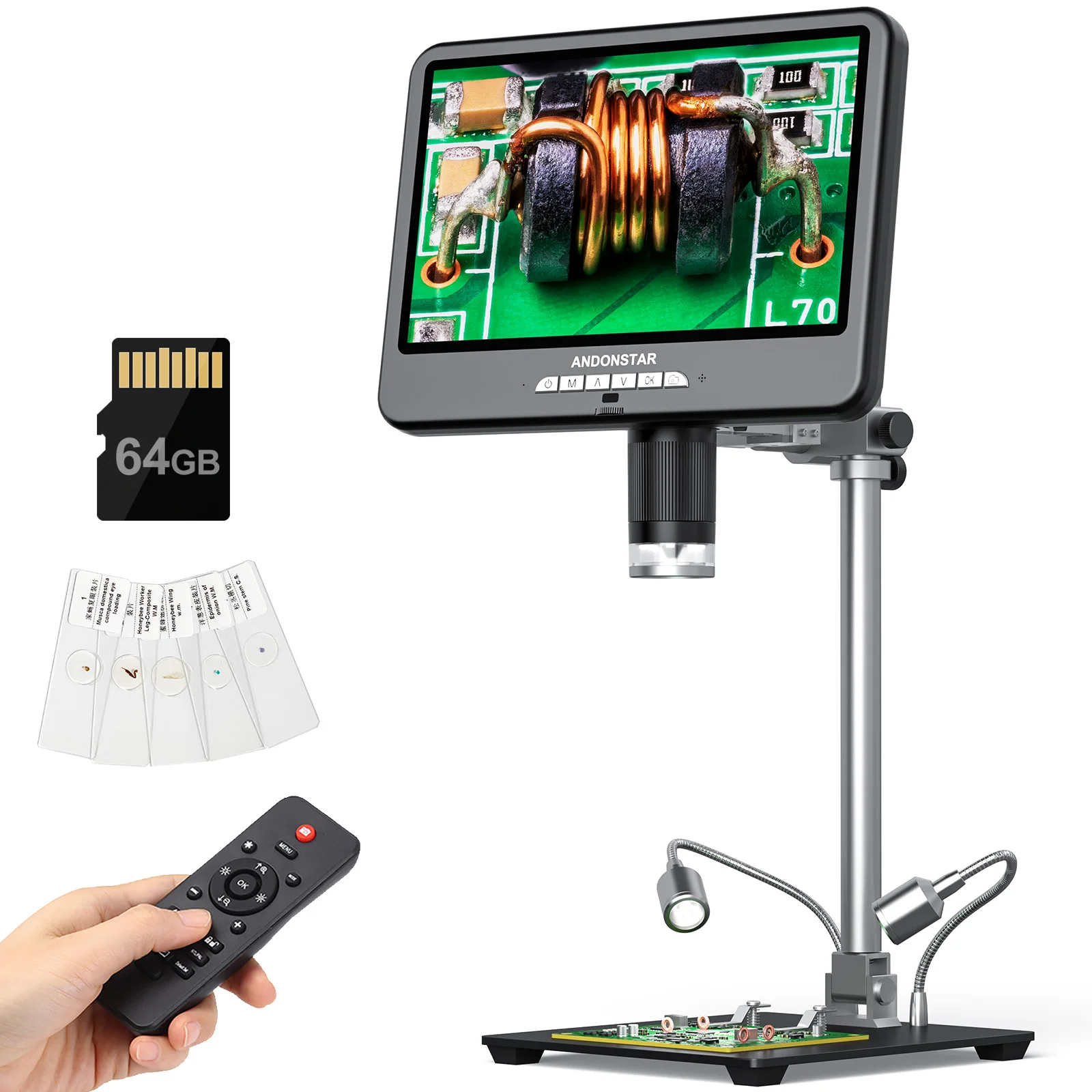 Electronics Repairing - Microscopio Digital Andonstar AD210S-Pro 4K 60FPS