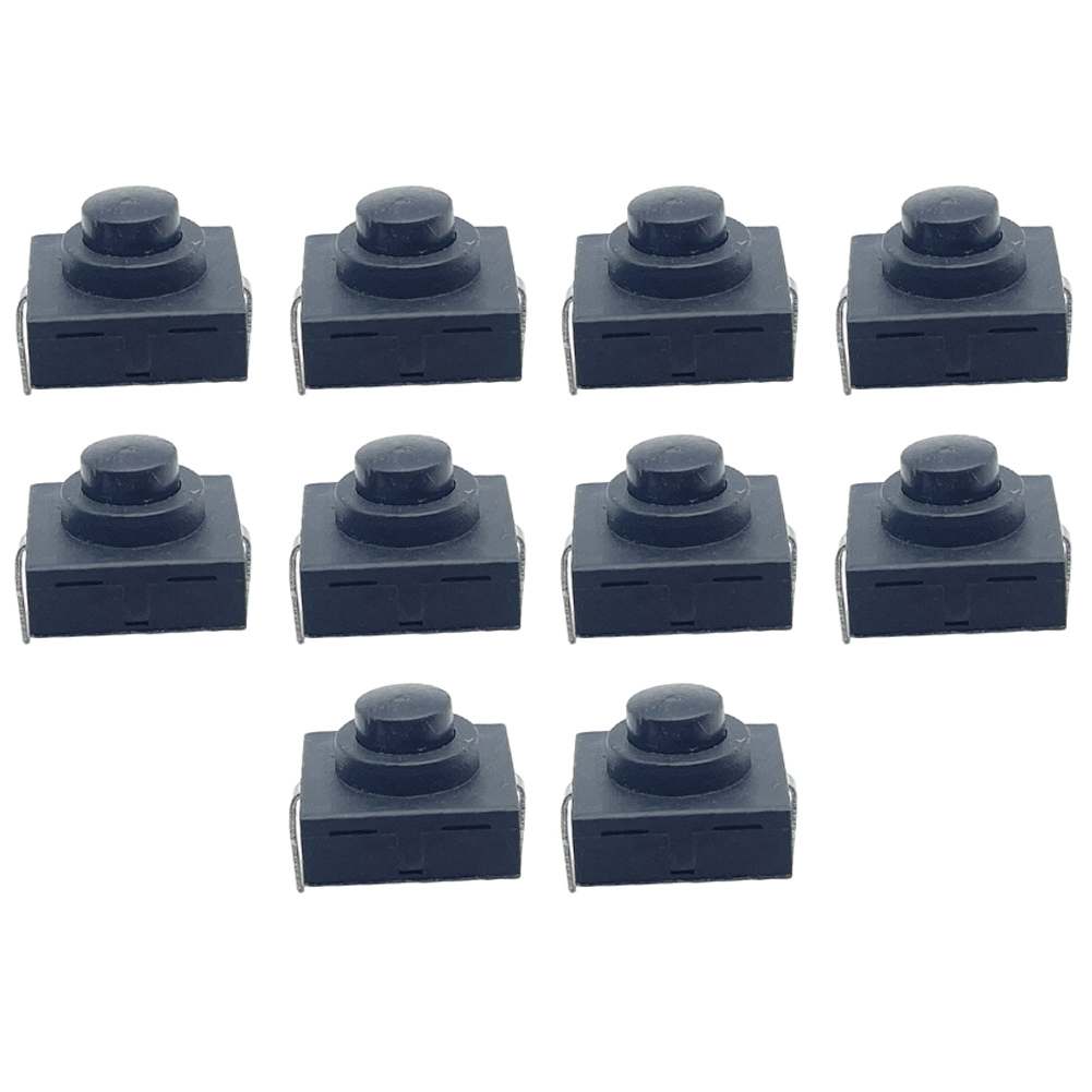 Electronics Repair Hobby - 10 interruptores de botón para linterna,