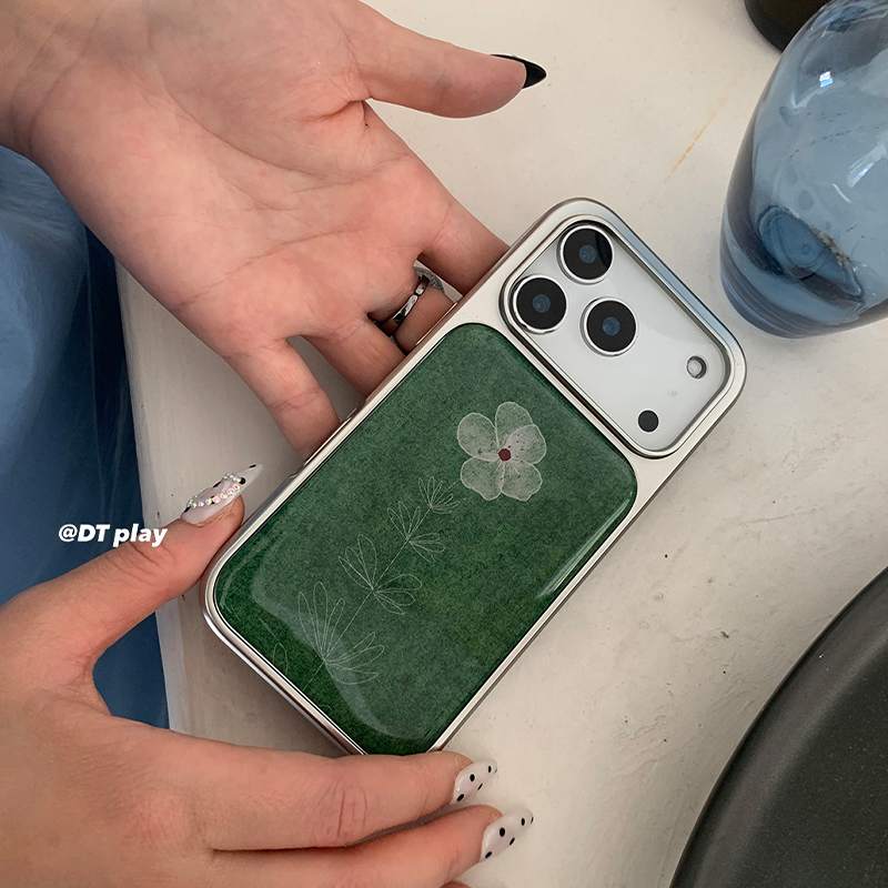 Back Cover Adhesive - Funda para Teléfono con Flores Pequeñas