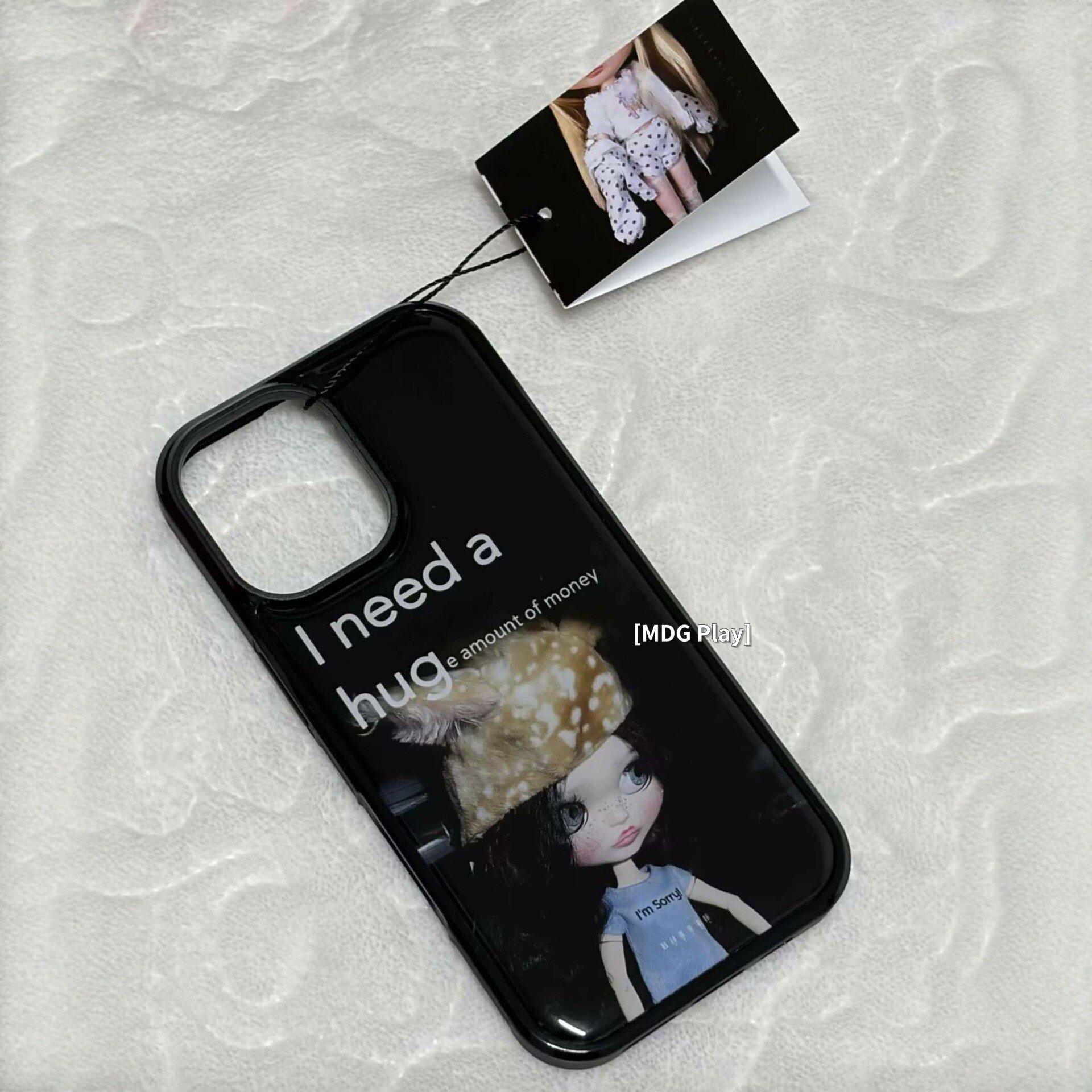 Back Cover Adhesive - Funda de teléfono coreana con diseño