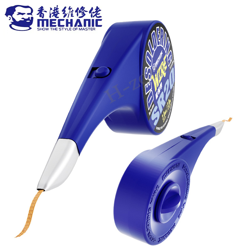 Solder Wick Braid - Mecánico serie SR20, alambre para desoldar
