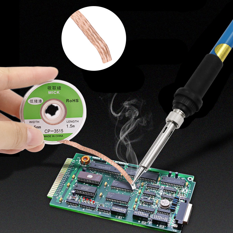 Removedor de soldadura de mall - Solder Wick Braid reseña y precio