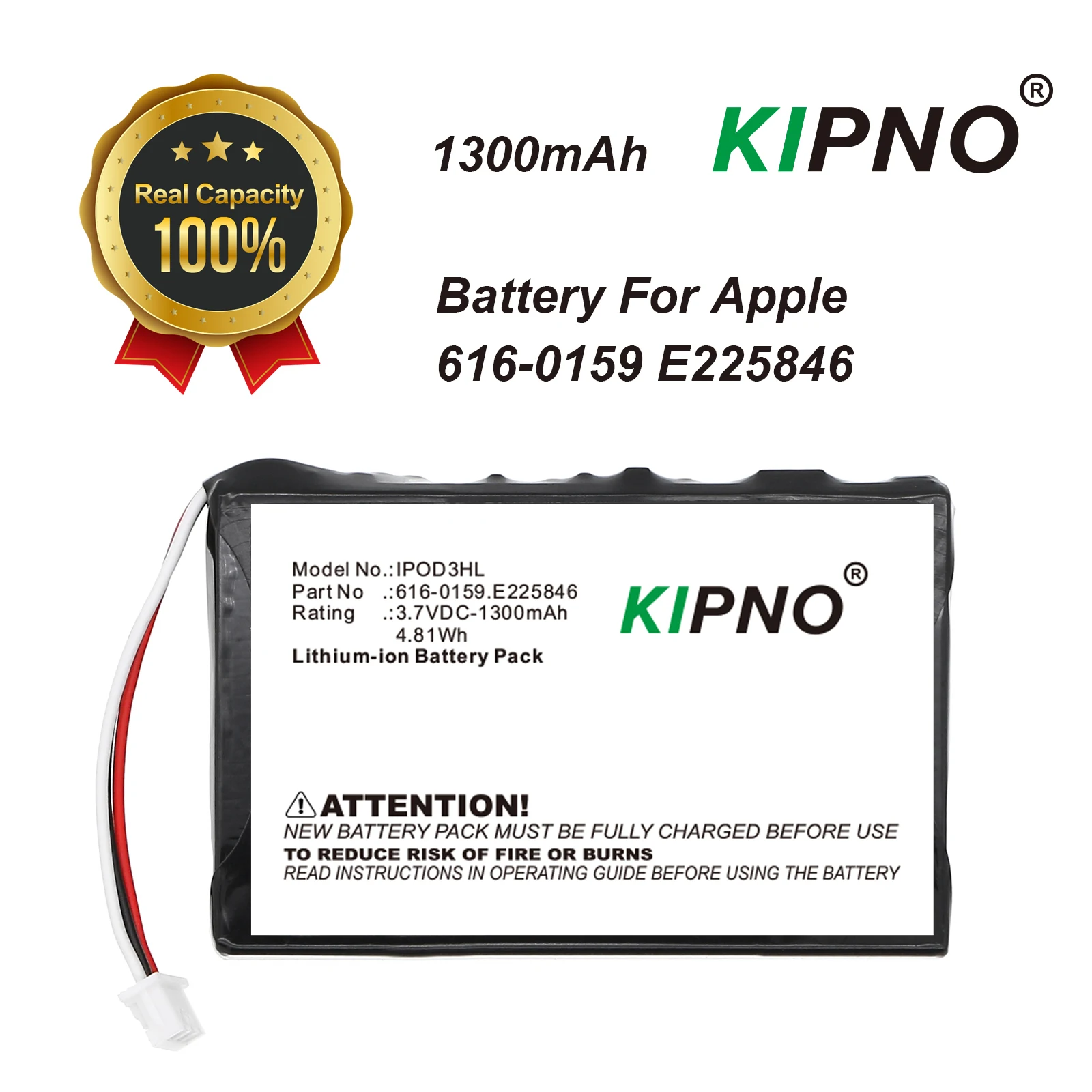 Batería KIPNO para IPod 3 3G 3 - Phone Battery Replacement reseña y precio