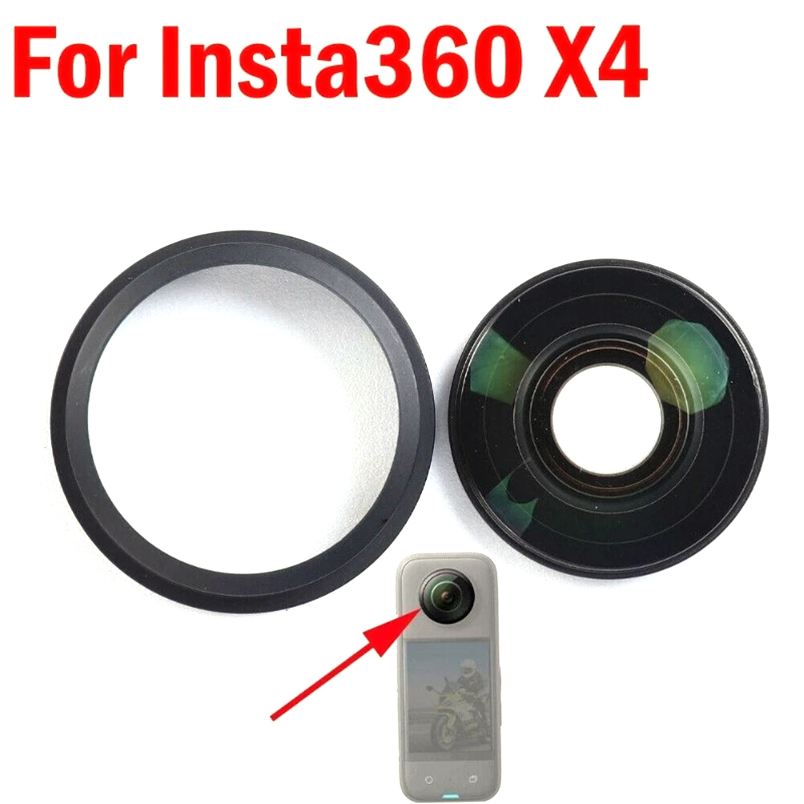 Cristal de lente para Insta360 - Insta360 Camera X4 reseña y precio