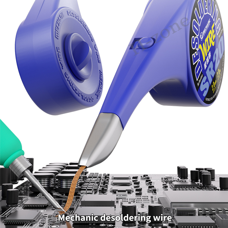 Mecánico serie SR20, alambre p - Solder Wick Braid reseña y precio