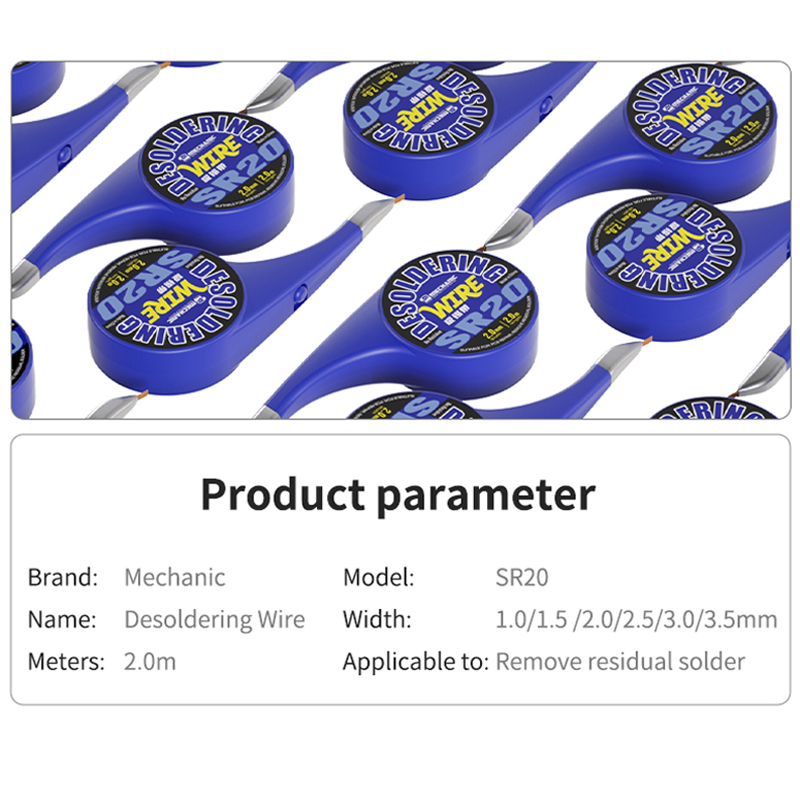 Alambre para desoldar mecánico - Solder Wick Braid reseña y precio
