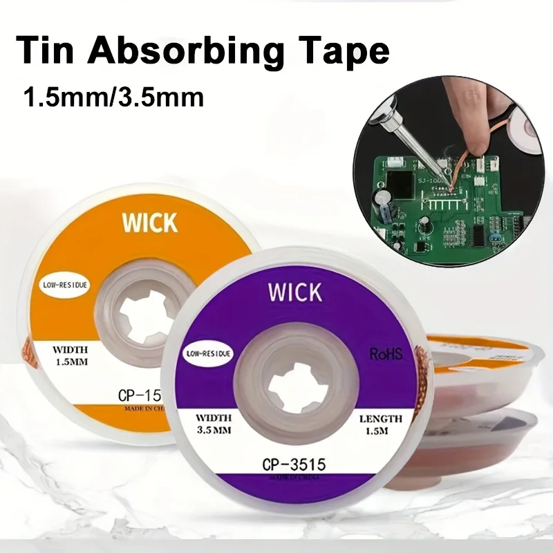 Cinta trenzada para desoldar d - Solder Wick Braid reseña y precio