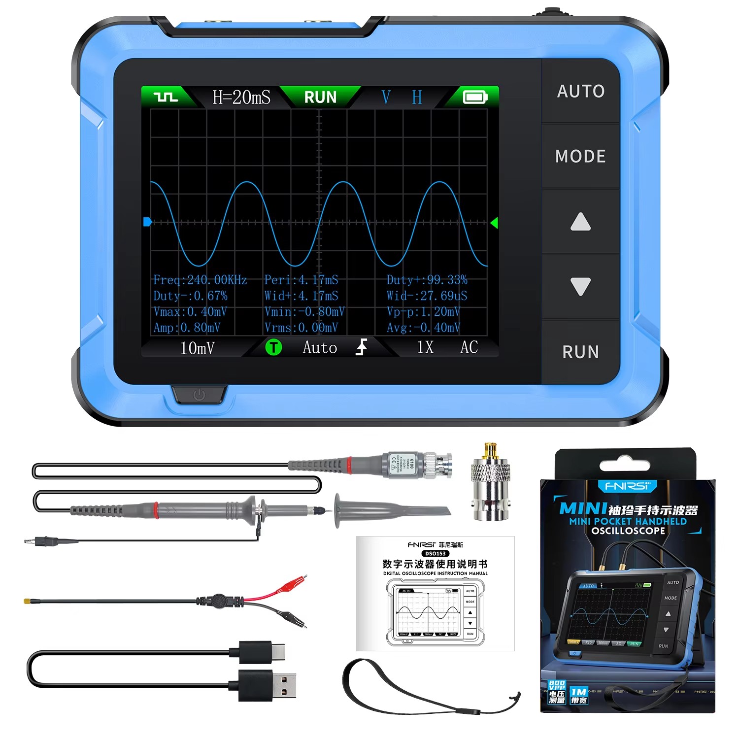 Osciloscopio Digital Portátil  - Electronics Repairing reseña y precio