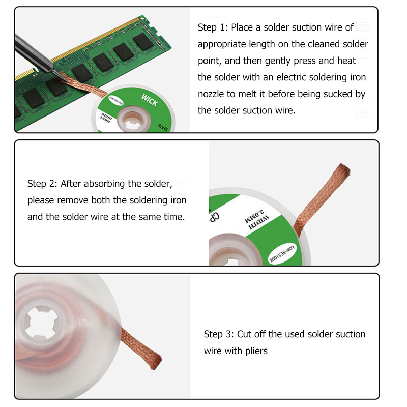 1,5 M malla desoldadora trenza - Solder Wick Braid reseña y precio